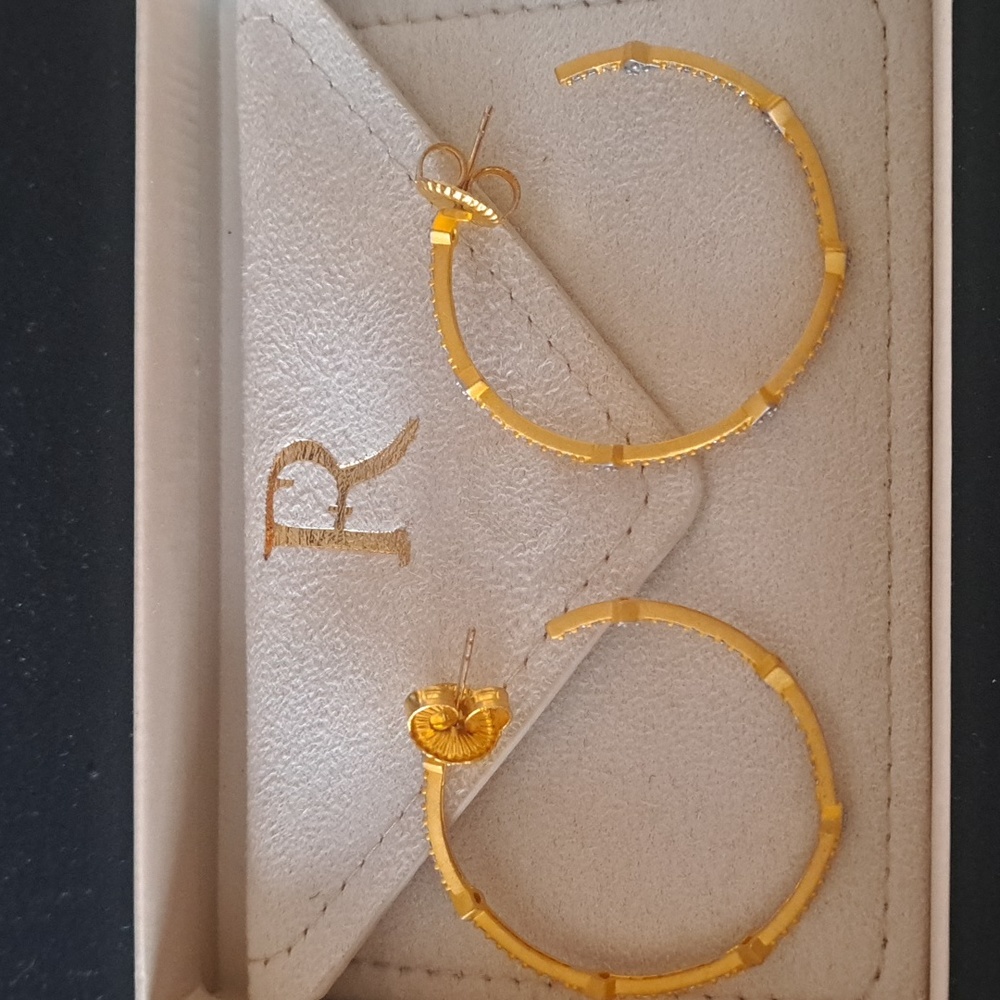 Freida Rothman Hoop Earrings